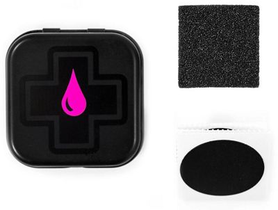 Muc-Off Glueless Puncture Repair Patches & Tin - nero, nero