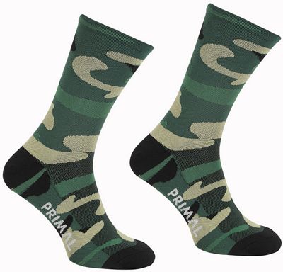 Primal Camo Socks  - Green Army Camo - S/M, Green Army Camo