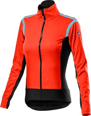 Castelli Women's Alpha ROS 2 Light Jacket - Fiery Red - S}, Fiery Red