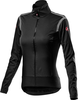 Castelli Women's Alpha ROS 2 Light Jacket - Light Black - L}, Light Black