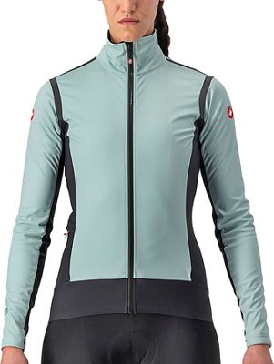 Castelli Women's Alpha ROS 2 Light Jacket - Sterling Blue-Black-Black Reflex - S}, Sterling Blue-Black-Black Reflex