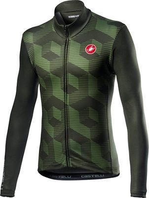 Castelli Cubi Jersey  - Military Green, Military Green