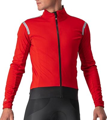 Castelli Alpha ROS 2 Light Jacket - Red-Silver Reflex-Black - M}, Red-Silver Reflex-Black