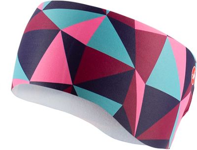 Castelli Women's Triangolo Headband  - Multicolor Purple, Multicolor Purple