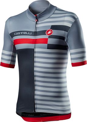 Castelli Mid Weight Pro Jersey  - Vortex Gray - XXL, Vortex Gray