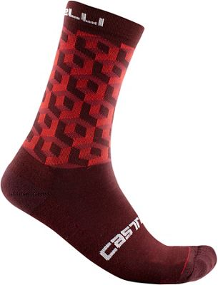 Castelli Cubi 18 Socks  - Pro Red - S/M, Pro Red