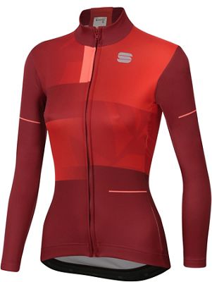 Sportful Women's Oasis Thermal Jersey  - Red Rumba - XXL, Red Rumba