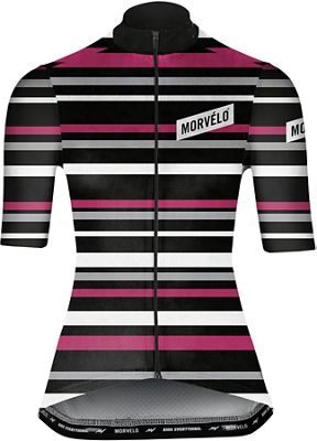 Morvelo Women's Solo Short Sleeve Jersey  - BLACK-PINK, BLACK-PINK
