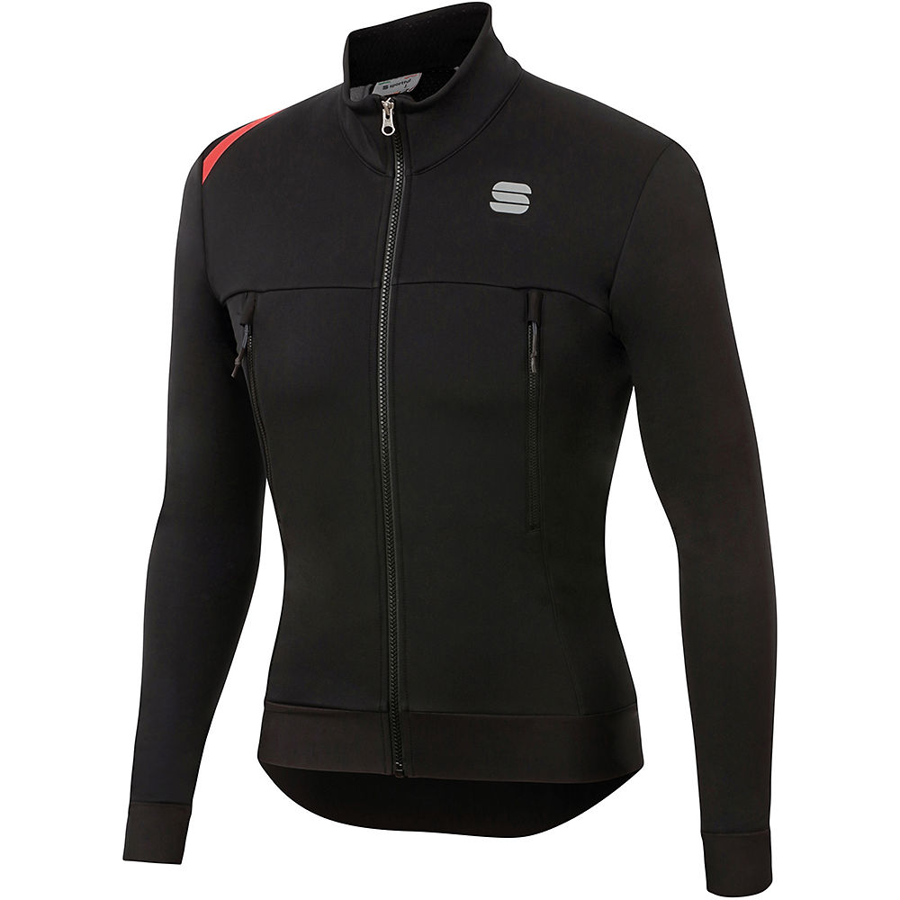 Image of Sportful Fiandre Warm Cycling Jacket - Black / XLarge