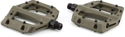 NS Bikes Bistro Flat Mountain Bike Pedals - Army Green, Army Green
