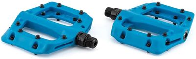 NS Bikes Bistro Flat Mountain Bike Pedals - Blue, Blue