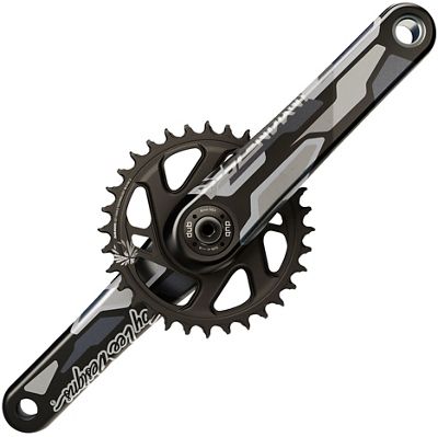 Truvativ Descendant CoLab TLD Eagle DH Crankset - Black - 32t}, Black