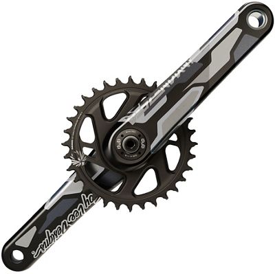 Truvativ Descendant CoLab TLD Eagle DH Crankset - Black - Direct Mount, Black