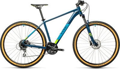 Cube Aim Race 27.5 Hardtail Bike 2021 - 36cm (14) - Blueberry - Lime
