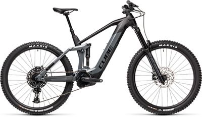 Cube Stereo Hybrid 160 HPC SL E-Bike 2021 - Gris - Noir - 56cm (22), Gris - Noir