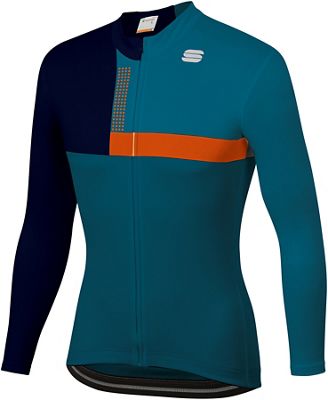 Maglia termica Sportful Bold  - Blue Corsair-Orange SDR, Blue Corsair-Orange SDR