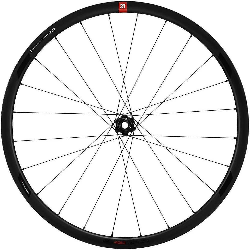 3T R Discus Plus C30W Stealth Front Wheel - Black - 15x100mm}, Black