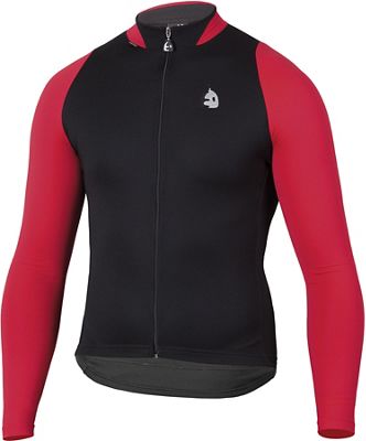 Etxeondo Gailur Long Sleeve Jersey  - Nero/Rosso, Nero/Rosso