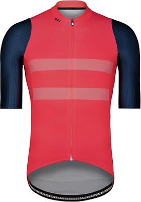 Etxeondo Garai Short Sleeve Jersey 2020 - Coral - Petroleum, Coral - Petroleum