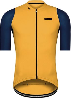 Etxeondo Alde Short Sleeve Jersey 2020 - Amarillo - Petroleum, Amarillo - Petroleum