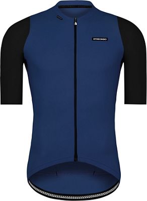 Etxeondo Alde Short Sleeve Jersey 2020 - Petroleum  - Black, Petroleum  - Black