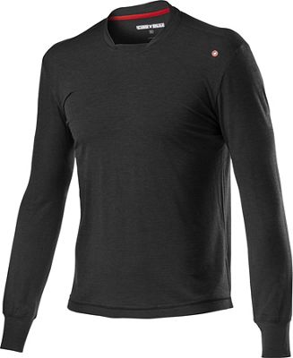 Castelli Merino Long Sleeve Tee AW20 - Light Black - XL}, Light Black