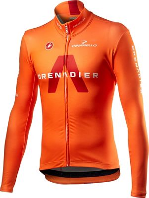 Castelli Team Ineos Grenadier LS Thermal Jersey  - arancia, arancia