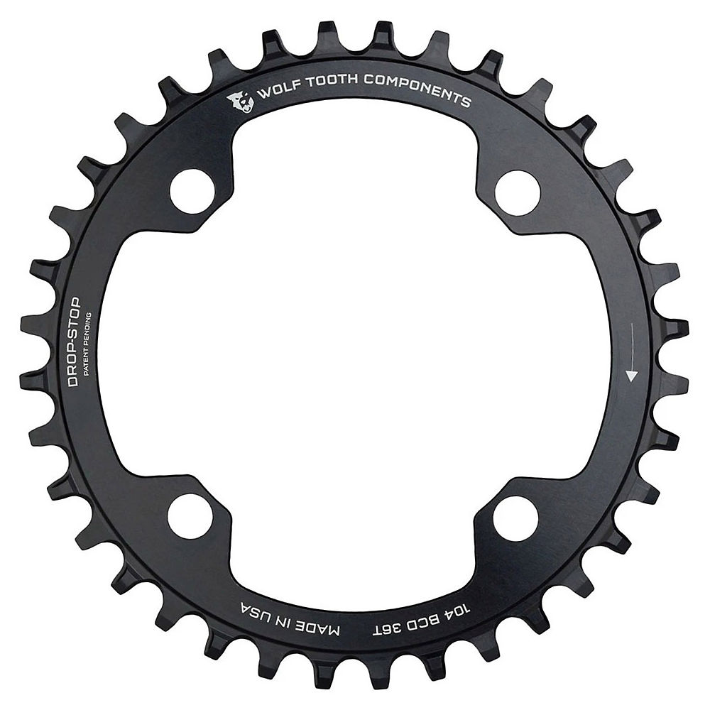 Wolf Tooth Shimano 104 BCD 12 Speed Chainring - Noir - 104mm, Noir