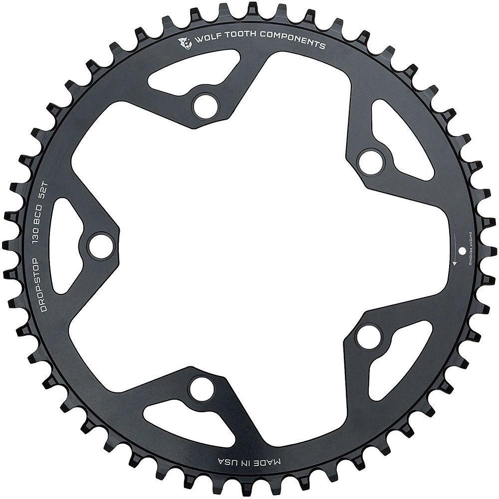Wolf Tooth Cyclocross 130 BCD Chainring - Noir - 130mm, Noir