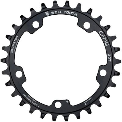 Wolf Tooth CAMO Aluminium 12 Speed MTB Chain Ring - Black - 32t}, Black