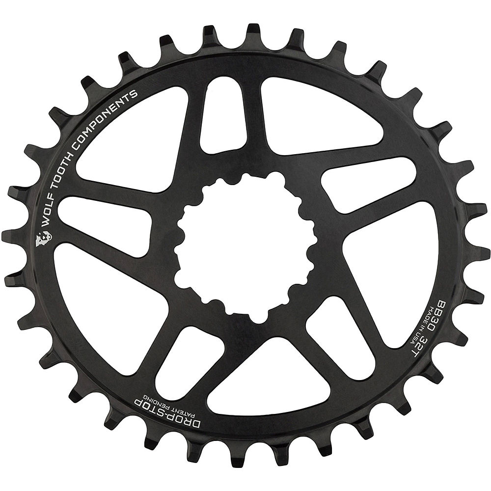 Wolf Tooth SRAM Direct Mount Elliptical Chainring - Noir, Noir