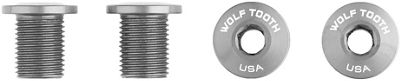 Wolf Tooth Bolts for M8 Threaded Chain Ring - Silver, Silver