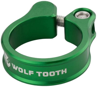 Wolf Tooth Seatpost Clamp - Green - 34.9mm, Green