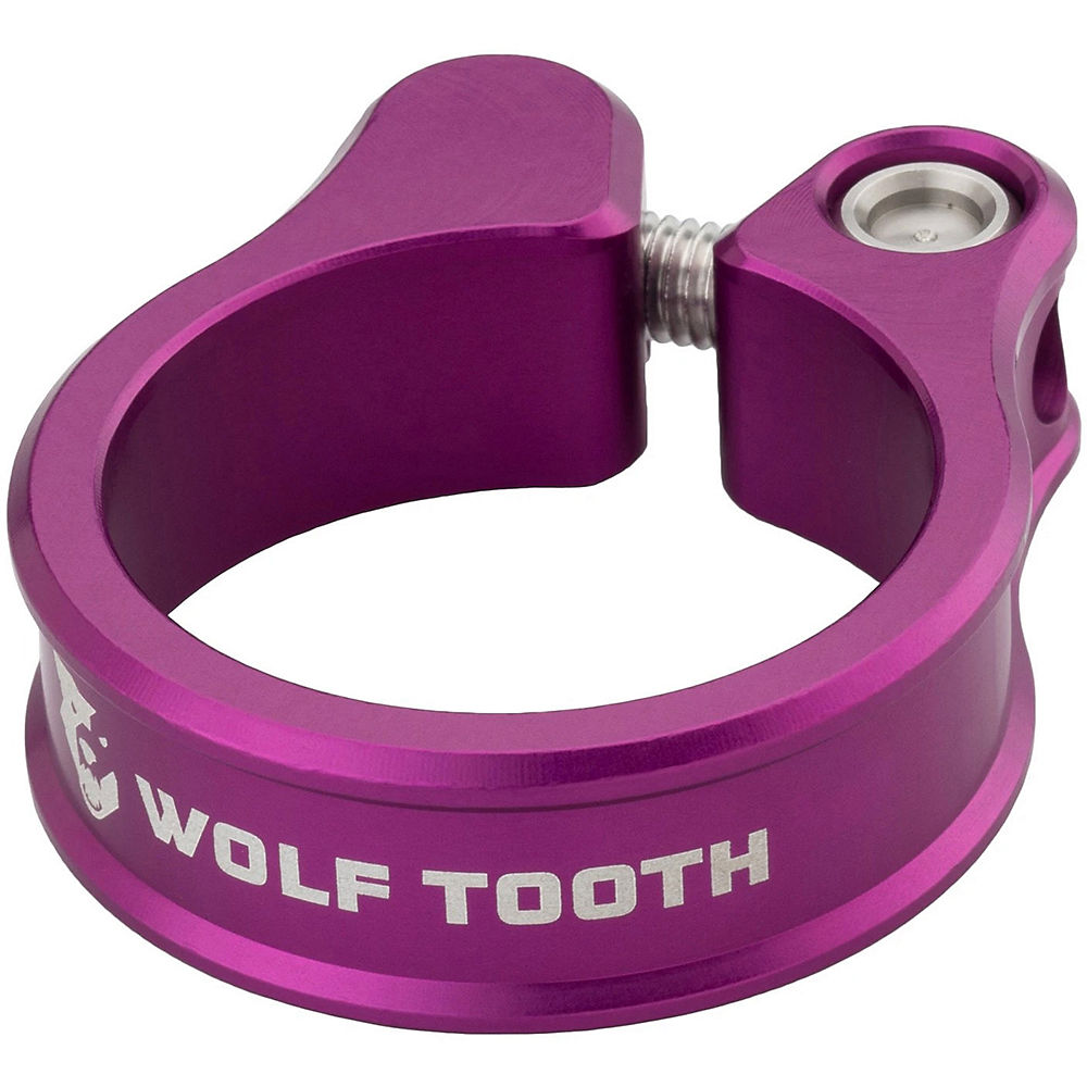 Wolf Tooth Seatpost Clamp - Purple - 34.9mm}, Purple