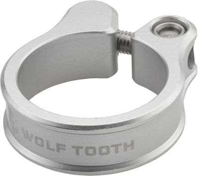 Wolf Tooth Seatpost Clamp - Silver - 34.9mm, Silver