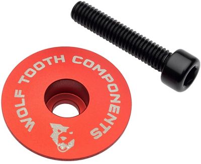 Wolf Tooth Ultralight Stem Cap and Bolt - Rouge, Rouge