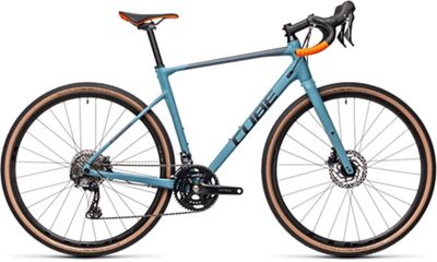 Cube Nuroad Race Road Bike 2021 - Greyblue - Orange - 50cm (19.5), Greyblue - Orange