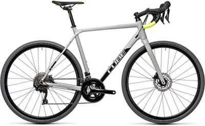 Cube Cross Race Pro Cyclocross Bike 2021 - 58cm (22.75) - Grey - Flashyellow - 48820058 - Cycling Cube Cross Race Pro Cyclocross BikeReady to feed y sku 48820058