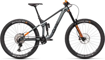 Cube Stereo 170 TM 29 Suspension Bike 2021 - FlashGrey - Orange, FlashGrey - Orange