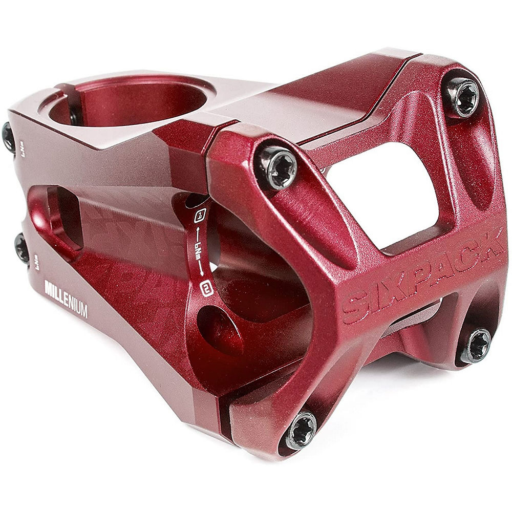 Sixpack Racing Millenium-35 Stem - Rouge - 35.0mm, Rouge