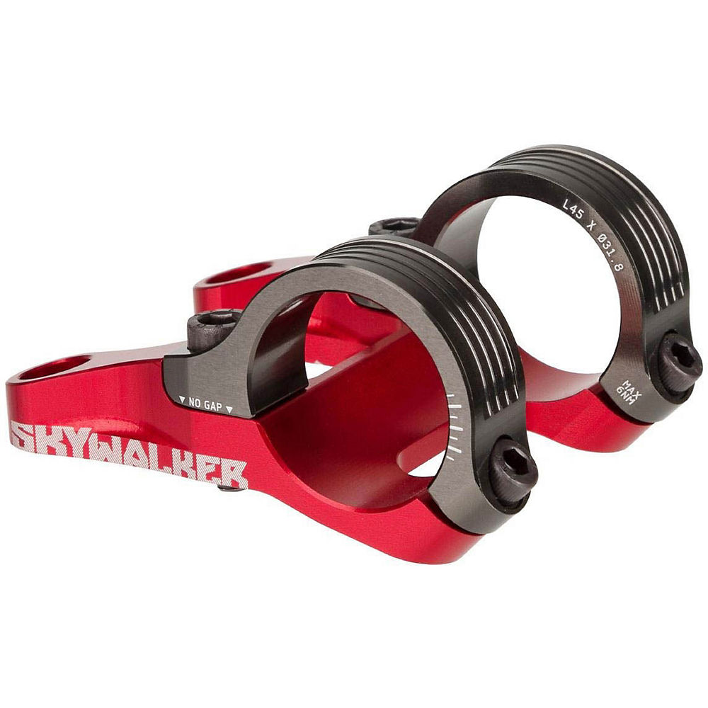 Sixpack Racing Skywalker Direct Mount Stem - Rouge/Gris - 31.8mm, Rouge/Gris
