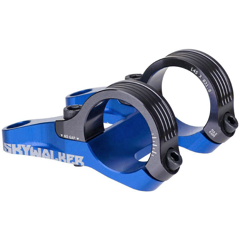 Sixpack Racing Skywalker Direct Mount Stem - Bleu/Gris - 31.8mm, Bleu/Gris