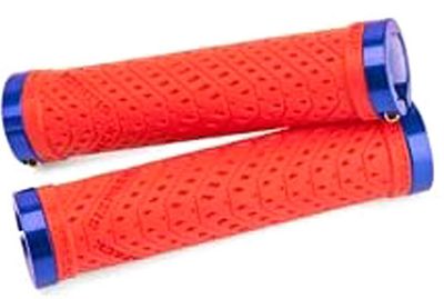 Sixpack Racing K-Trix Lock-On Grips - Red-Blue, Red-Blue