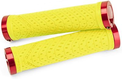 Sixpack Racing K-Trix Lock-On Grips - Yellow-Red, Yellow-Red