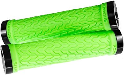 Sixpack Racing S-Trix Lock-On Grips - Vert/Noir, Vert/Noir