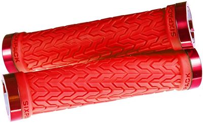 Sixpack Racing S-Trix Lock-On Grips - Rouge/Rouge, Rouge/Rouge