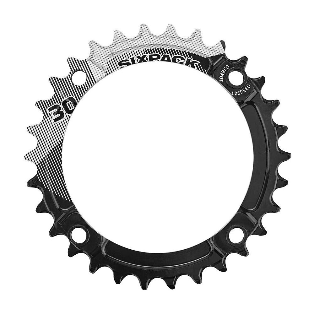 Sixpack Racing K-Ring Narrow-Wide Chainring - Noir - 30t, Noir