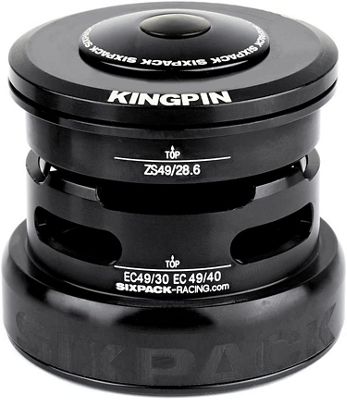 Sixpack Racing Kingpin 2in1 Headset - Noir - ZS49/28.6 I EC49/30, Noir