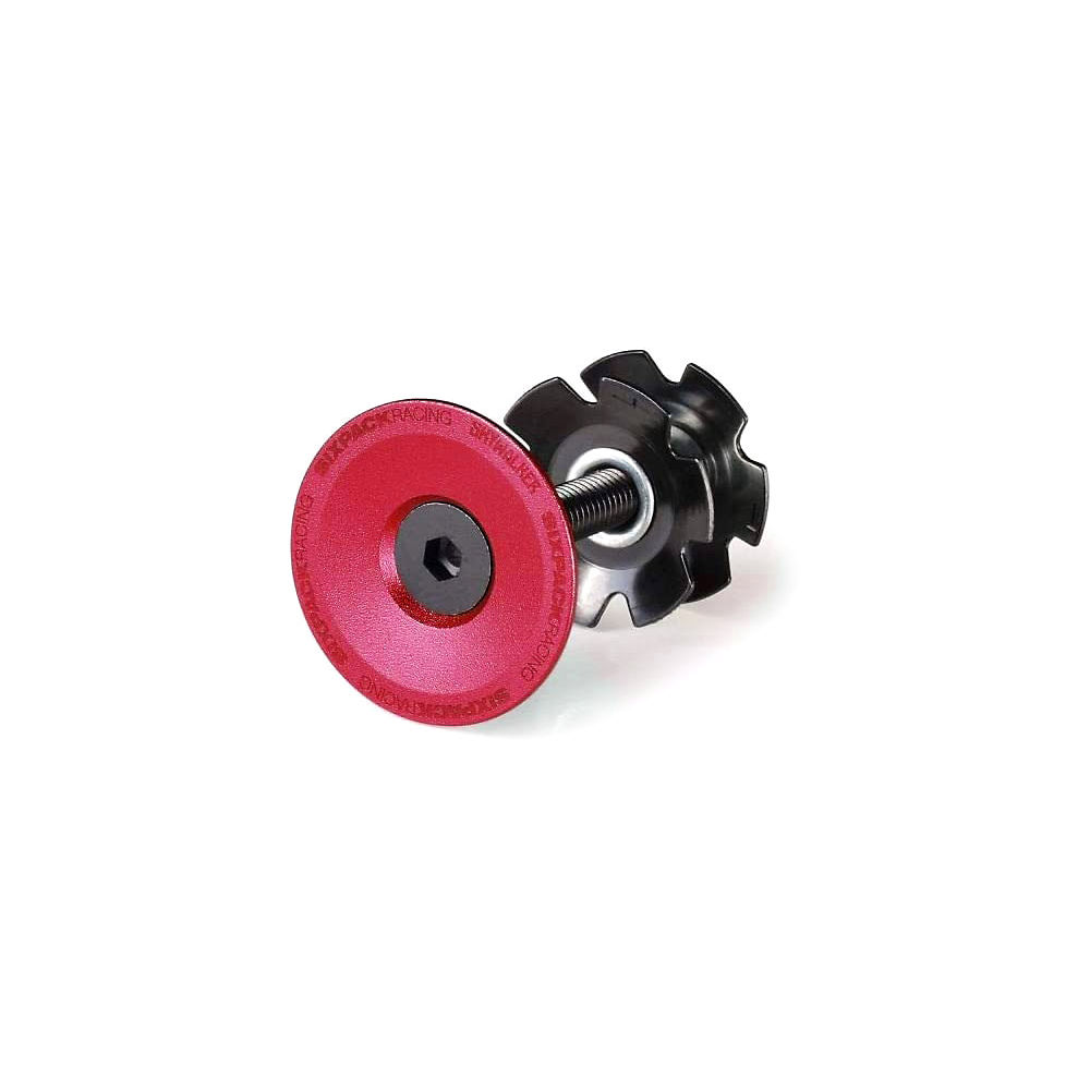 Sixpack Racing Skywalker Top Cap - Rouge - 1.1/8, Rouge