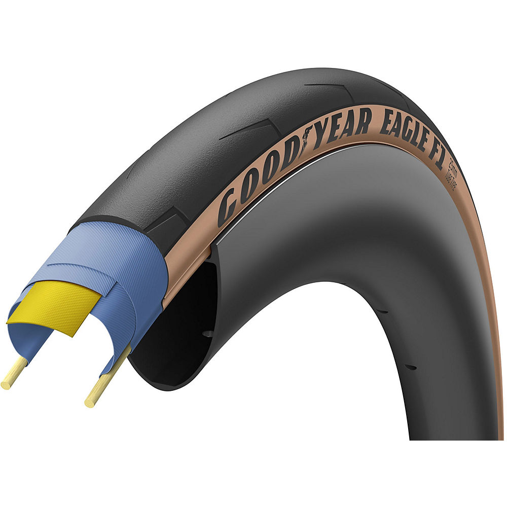Goodyear Eagle F1 Road Tyre - Noir/Tan, Noir/Tan